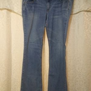 Arizona boot cut jeans size 17